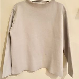 Mock neck knit jumper